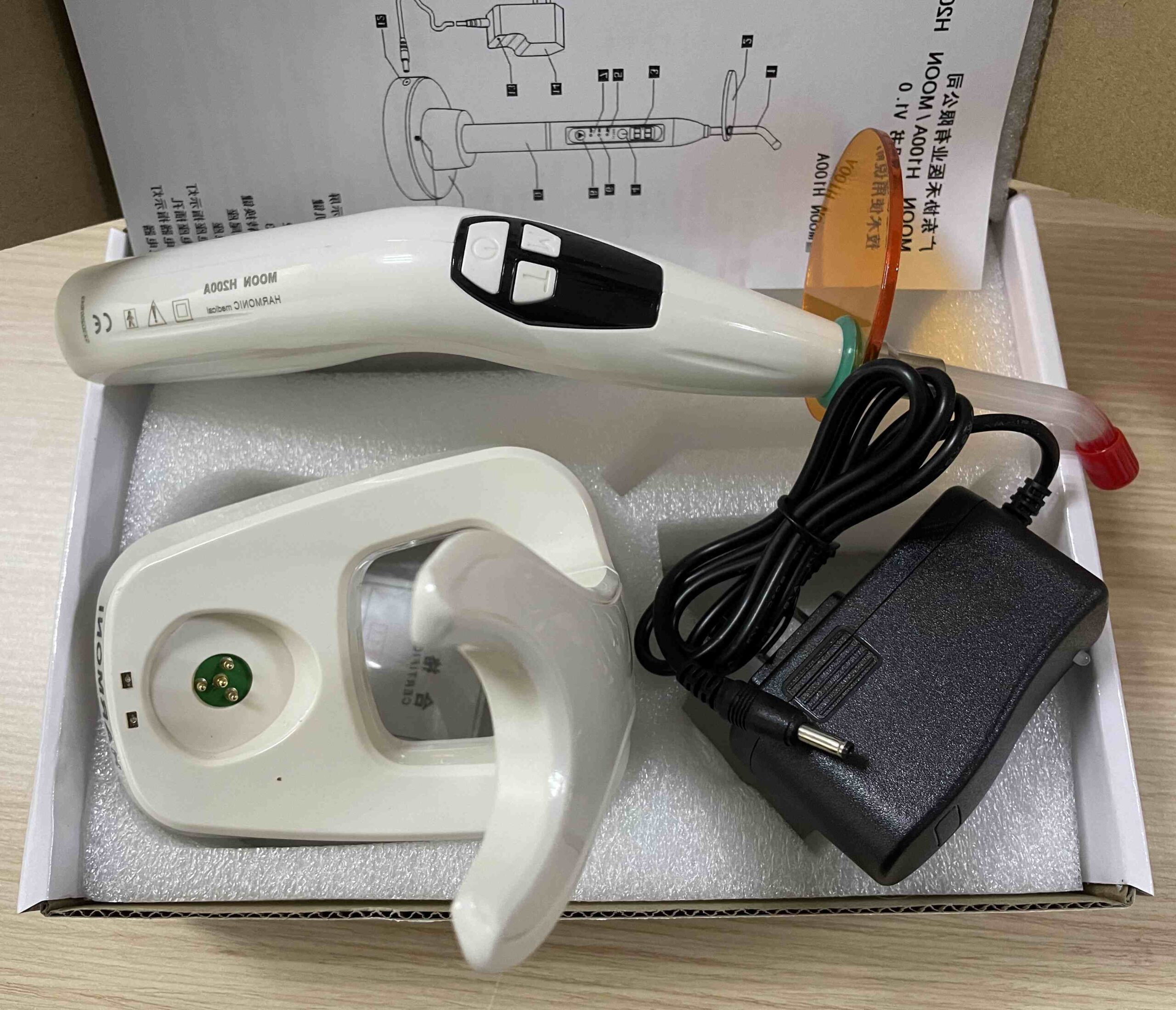 Dental Wireless Cordless LED Curing Light Lamp Resin Cure Machine 5W  1500mw/cm²