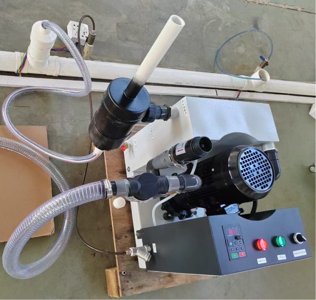 vacuum pump wet system